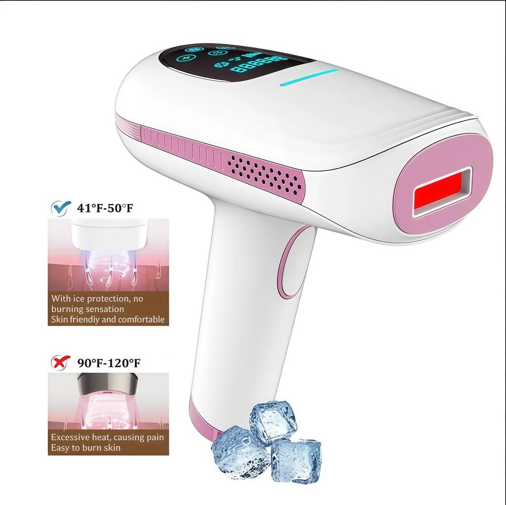 Laser Hair Removal Device: Touch Screen, Three-in-One IPL Electric Intense Pulsed Light Model