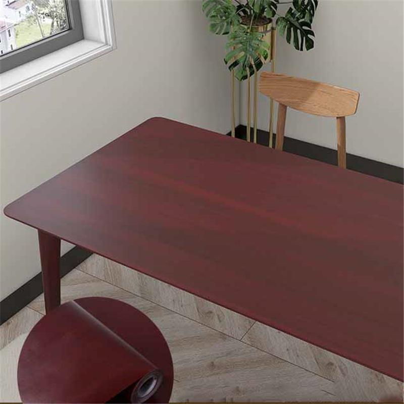 Wood Grain Self-Adhesive Film Waterproof Vinyl Wrap Furniture Renovation Home Decor Cabinets Wardrobes Tables Makeovers