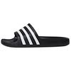 Adilette Aqua შავი მამაკაცის სპორტული ფეხსაცმელი თეთრი F35543