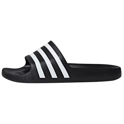 Adilette Aqua Schwarz Unisex Sneaker Weiß F35543