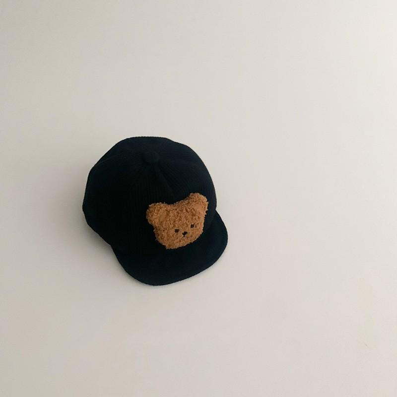 Summer Cute Cartoon Bear Baby Kids Hats Boys Girls Children Outdoor Sunshade Breathable Hats Sun Caps