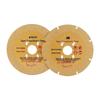 Diamond Brazed Porous Saw Blade for Angle Grinder - Cuts Stainless Steel, Metal, Cast Iron