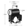 Motorcycle Handlebar Lock Durable Security Portable Anti Theft Key Lock for Helmet Accessories