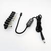 100W PD Inducer: 5-20V Adjustable Type-C to DC Router & Speaker Cable Set (8-Piece, Elbow)