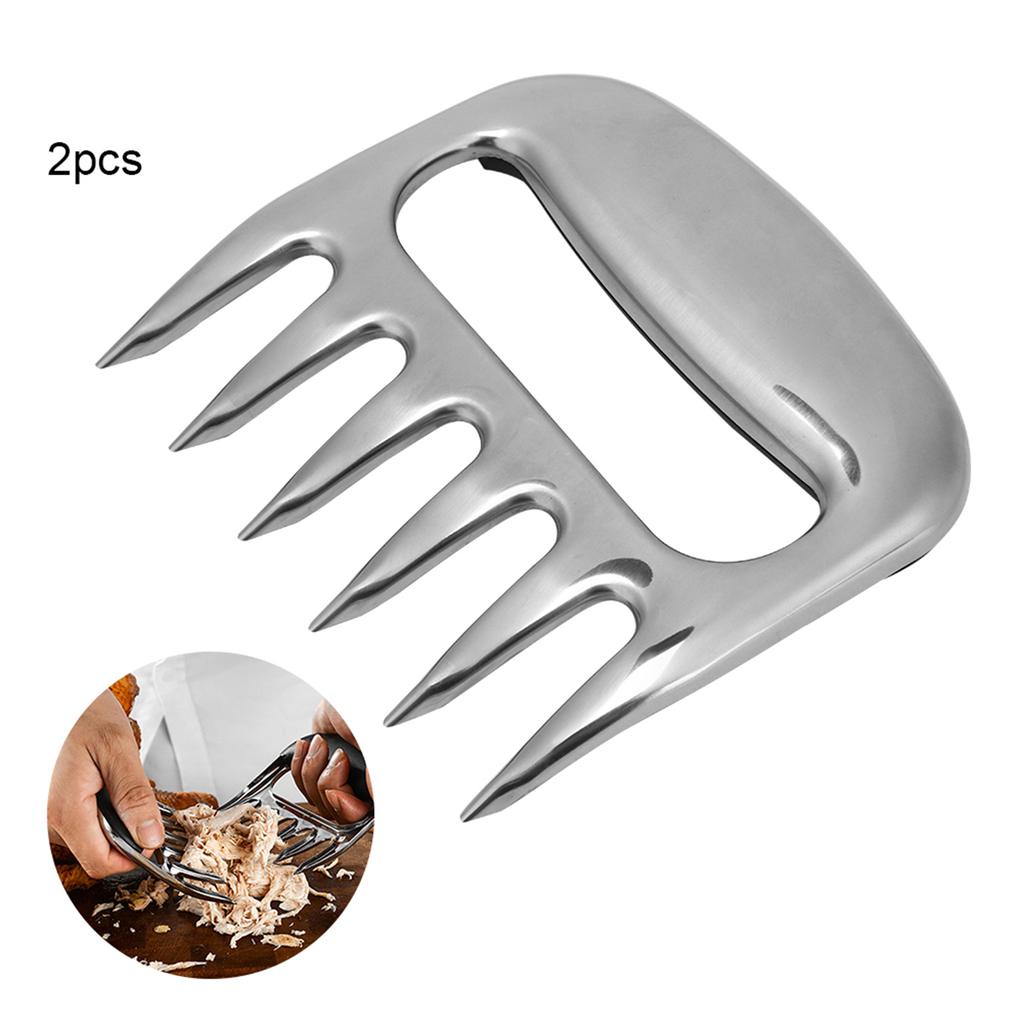 Stainless Steel Meat Divider Bear Claw Shaped Turkey Cutter Splitter BBQ Grilling   Tools