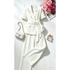 Damen Kurzarm Locker Geschnittener Blazer Hohe Taille Weites Bein Hosen Sommer 2-teiliges Set