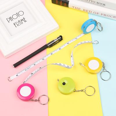Retractable Measurement Camping 150cm/60 Inch Measuring Tool Keychain Soft Ruler Tape Measure
