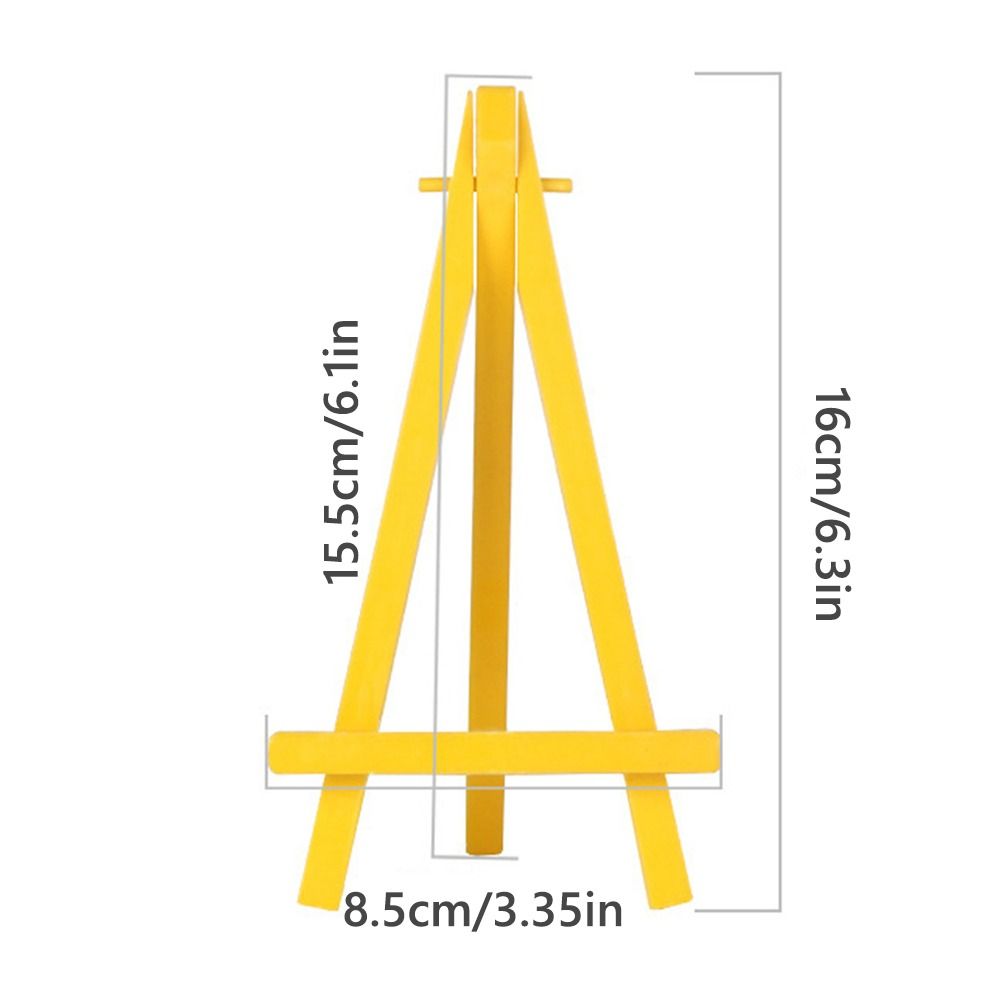 Mini Painting Display Stand Adjustable Painting Holder Lightweight Triangle Easel Office Desk