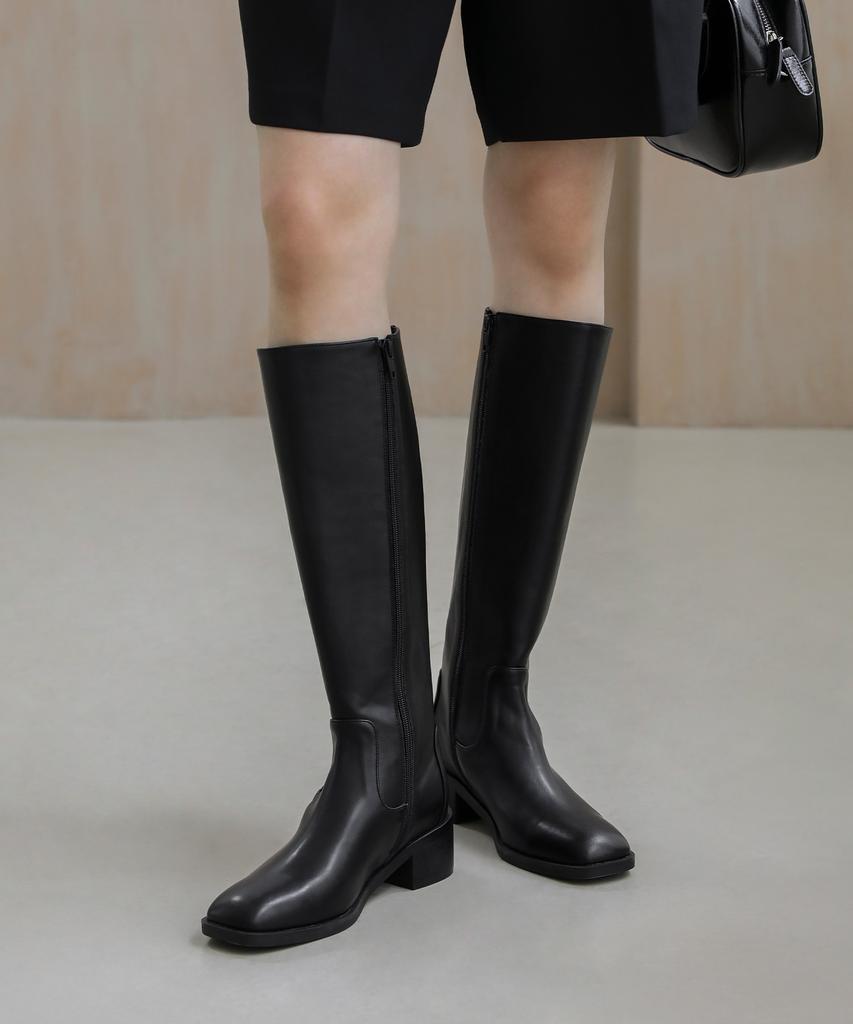 Sappun Everly Square Long Boots (5Cm)