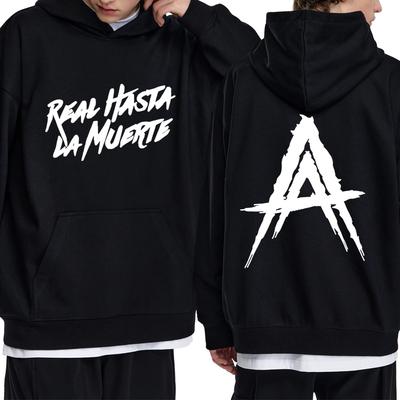 Rapper Anuel AA New Album Real Hasta La Muerte Print Sweatshirt 2025 Men Women Vintage Hip Hop Streetwear Unisex  Fleece Hoodies