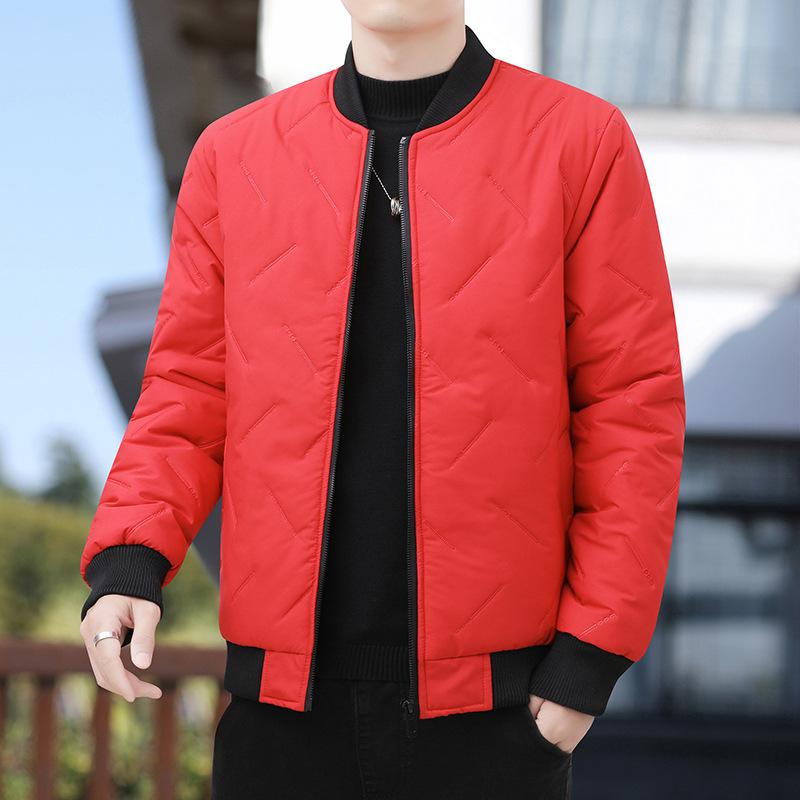 Casual down cotton jacket men's winter thickened warm cotton clothes young students Korean version of winter jacket cotton jacket