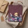 Fate Stay Night Arthur Pendragon Saber Class Tshirt Unisexs Cotton Clothing Vintage Oneck Short Sleeve