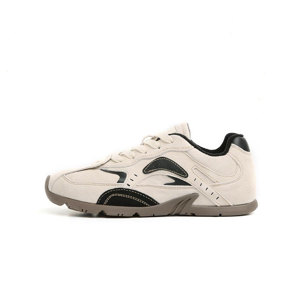 

[sheii Su Yinyin] Korean trainee~ color matching and velvet to increase height leisure sports moral training shoes women s Forrest Gump shoes 40 светло-серый