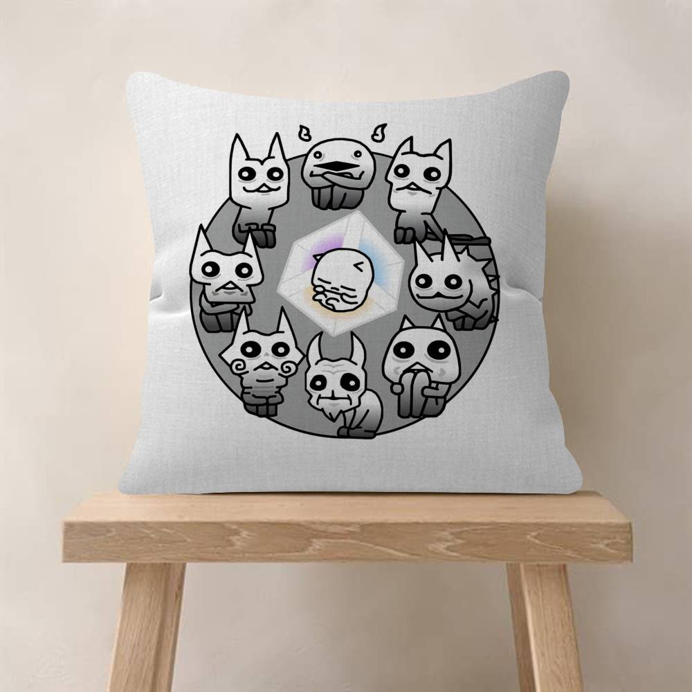 Game BBattle Cats Anime  Cushion Cover Car Throw Pillow Case For Sofa Car Christmas Gift 40x40cm 45x45cm