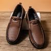 PU Leather Men's Loafers New Fashion Male Casual Shoes Outdoor Slip on Flats All-match Driving Shoes Handmade Treking Footwear