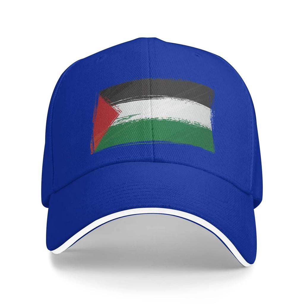 Palestinian flag Casual Baseball Cap Summer  Trucker  Sunscreen Hiking Fishing Snapback Cap Unisex Streetwear Baseball Caps
