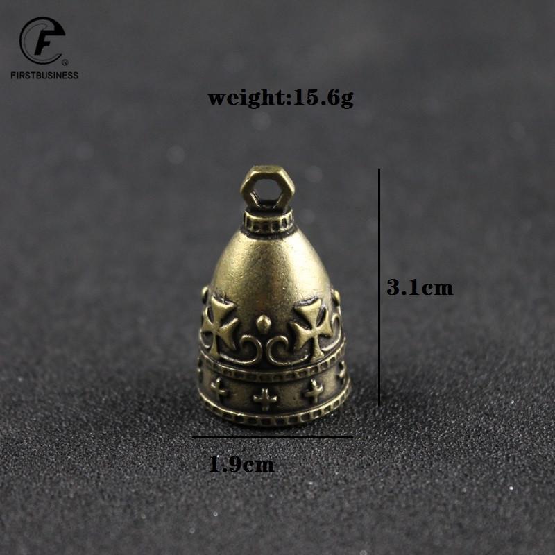 1Pcs Copper European Retro Bells For Home Wedding Party DIY Handmade Jewelry Campanula Accessories Christmas Tree Ornaments