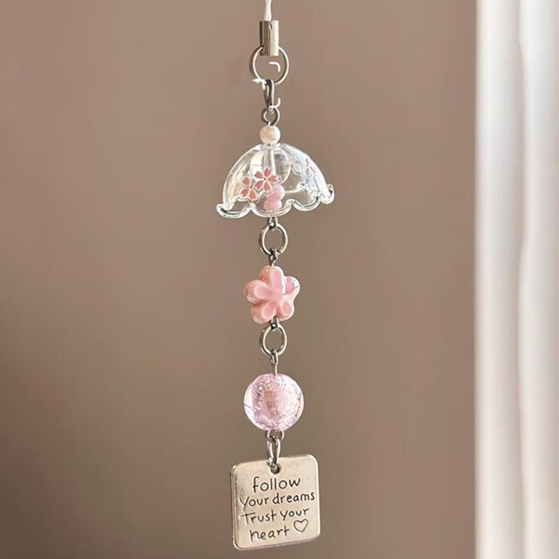 Lucky charm, Hoo-ring keychain, 2 types, four-leaf clover amulet 1. Four-leaf clover