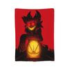Cartoon Hazbins Hotels Alastor Blankets Coral Fleece Plush Autumn/Winter Thin Throw Blanket for Home Office Bedding Throws