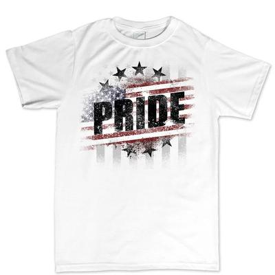 American Flag Pride Unisex Cotton TShirt Athletic Fit Casual Workout