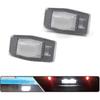 2Pcs LED License Plate Lights Number Lamp for Maz'da Miata MX-5 1999-2005/Protege 99-03/Protege5 02-03 Powered by High Power SMD Xenon White LED