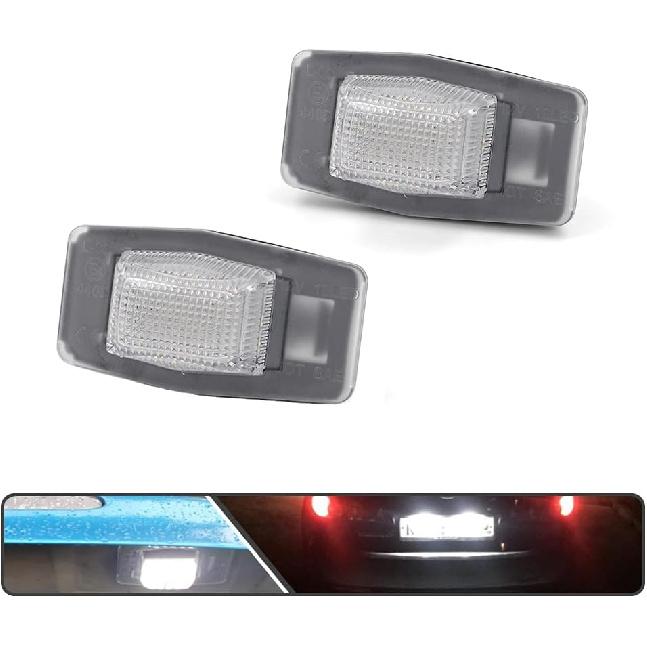 2Pcs LED License Plate Lights Number Lamp for Maz'da Miata MX-5 1999-2005/Protege 99-03/Protege5 02-03 Powered by High Power SMD Xenon White LED