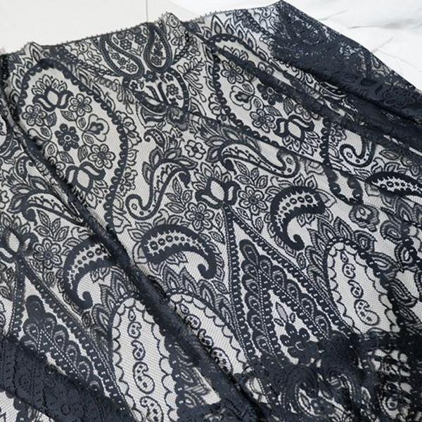 1.5 Meters Lace Trim, Delicate Long Beard Hem Eyelash Lace Fabric DIY Apparel Accessories Dress Curtain Lace Trim Material