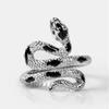 Premium Irregular Snake Epoxy Resin Index Finger Ring - Trendy Cool Style for Women