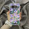 Luxury Flower Leaf Painted Clear Phone Case For Google Pixel 10 9 Pro XL 8A 8 7 Pro 8 7 6A 5G Floral Shockproof Soft Cover Coque