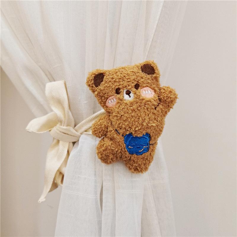 Cartoon Doll Curtain Strap Cute Cloud Shape Curtain Buckle Clip Decor Bear Hanging Curtain Strap
