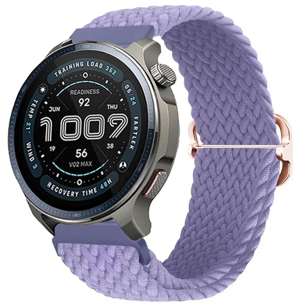 22mm 20mm Nylonový řemínek pro Amazfit Balance 2 1/Bip 6 5 Sportovní náramek Řemínek pro Amazfit GTR 47mm/GTR 4 3/GTS/Active 2