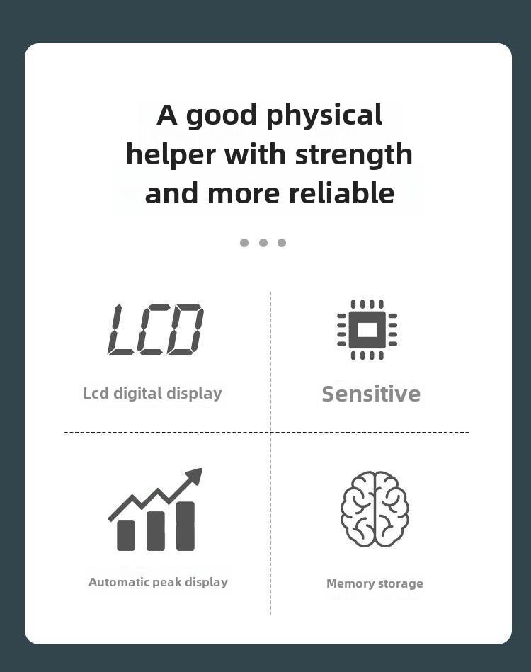Elektronisches Handkraftmessgerät für Studentenkrafttests und Training