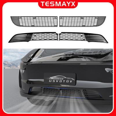 Front Grill Mesh Insert for Tesla Model Y Premium Juniper Model YL 2025 2026 Bumper Air Inlet Vent Grille Cover Trim Accessories