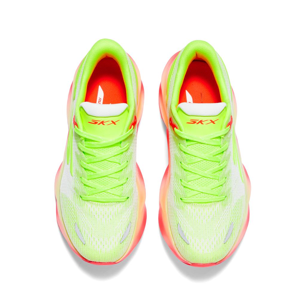Skechers SKX Aero Burst Top-Level Cushioning Stable Sports Support Thick Sole Durable Running Shoes Women Sneaker Yellow 172210-WYL