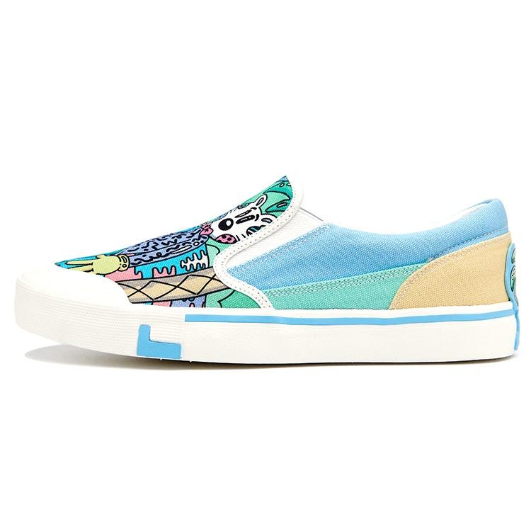 (WMNS) Li-Ning x Steven Harrington Boogie Shoes Blue Multi Women s AECR072-2 EU 37