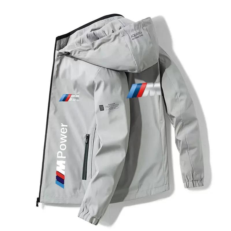 BAAU1 2025 Hot 2025 New BMW Bicycle Jacket Fashion Leisure Sports Bicycle, Super Large Outdoor Street Racing Motorcycle BMW Jacket
