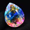 Natural Mystic Topaz Rainbow Fire 50-51 Ct Pear Cut Beautiful Gemstone