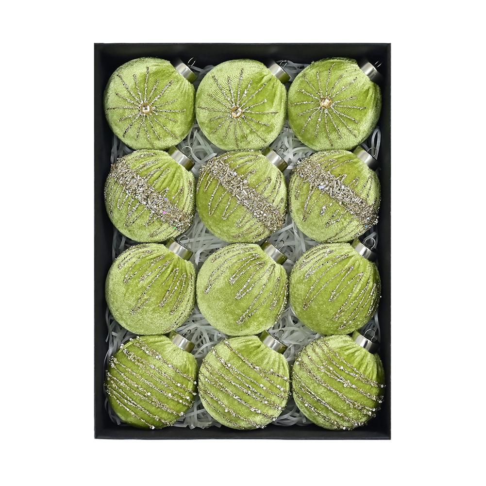 

Christmas Ball Set Christmas Tree Decor Avocado Green Compact Size Ornaments Multifunctional Holiday Use For Christmas Trees зелений