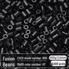 2.6mm High-Quality Fuse Beads Refill Pack: Black, White, Transparent, Red, Skin Colors
