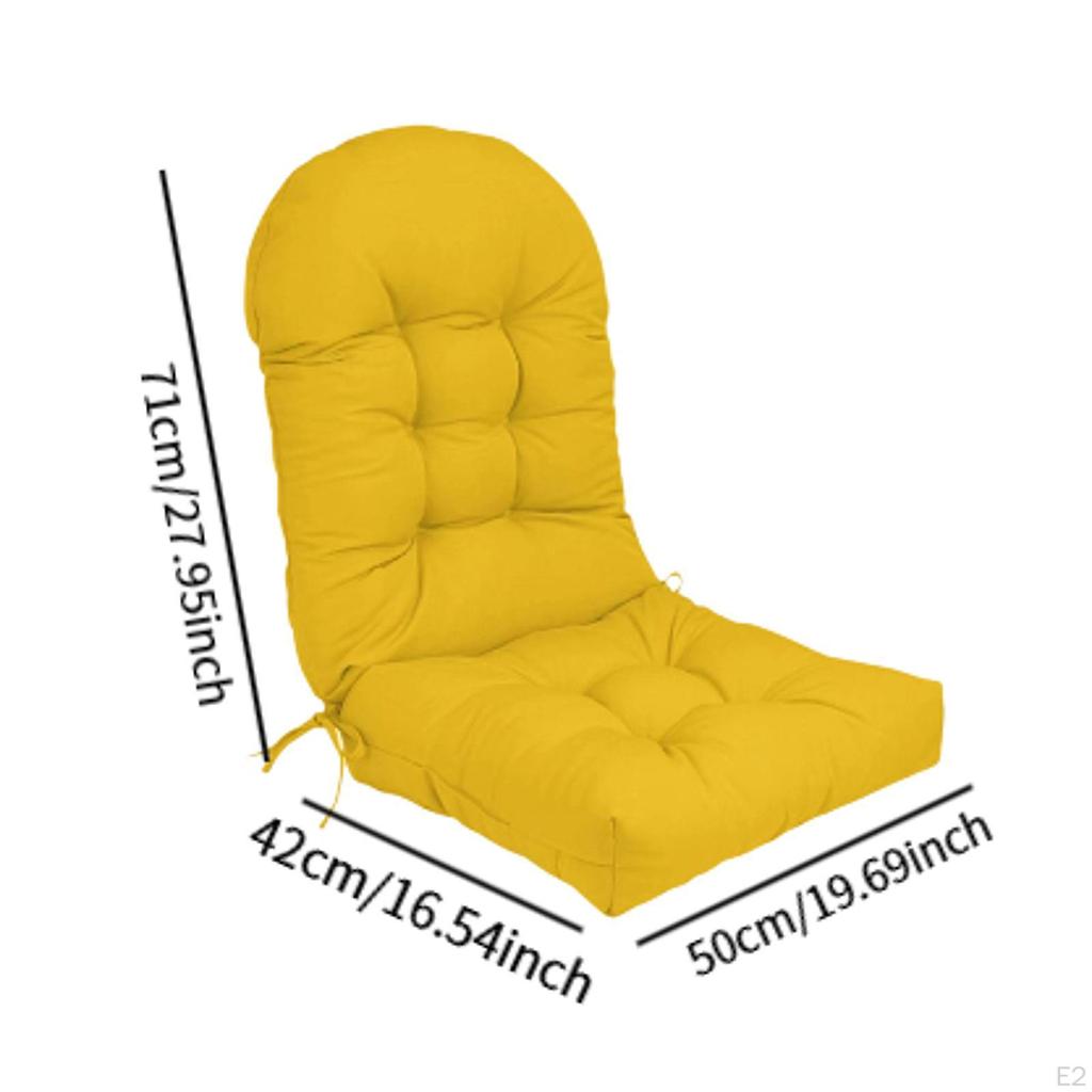 Rückenlehnenstuhl Draußen Kissenpolster Gesteppt Chaiselongue Kissen Polsterhocker