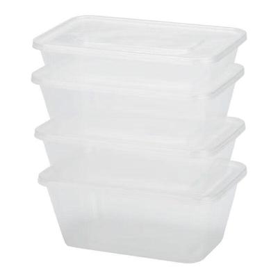 Chuāngfā 750ml Thickened Disposable PP Square Lunch Box