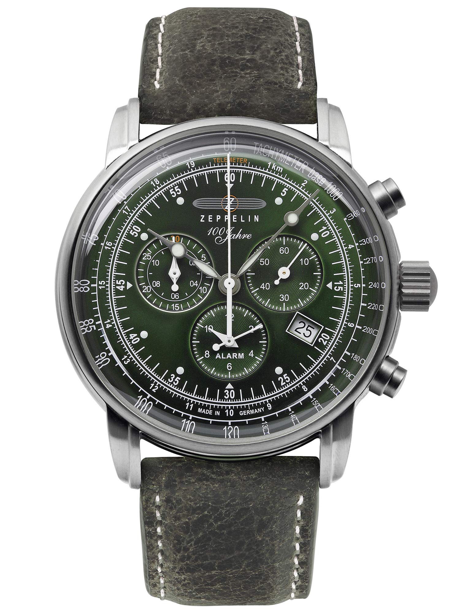 

ZEPPELIN Watch 8680-4 Men s Quartz Green Khaki