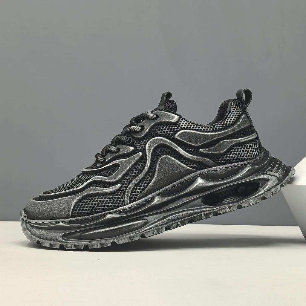 New ModelMen'S Summer Platform Sports Casual Shoes Versatile Mesh Men'S Shoes Breathable Increase Trend Dad Shoes Men