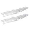 2 Pcs Wheel Alignment Tool Plate with 2 Tape Measures Heavy Duty Stainless Steel Toe Alignment Tool Plate for Automotive