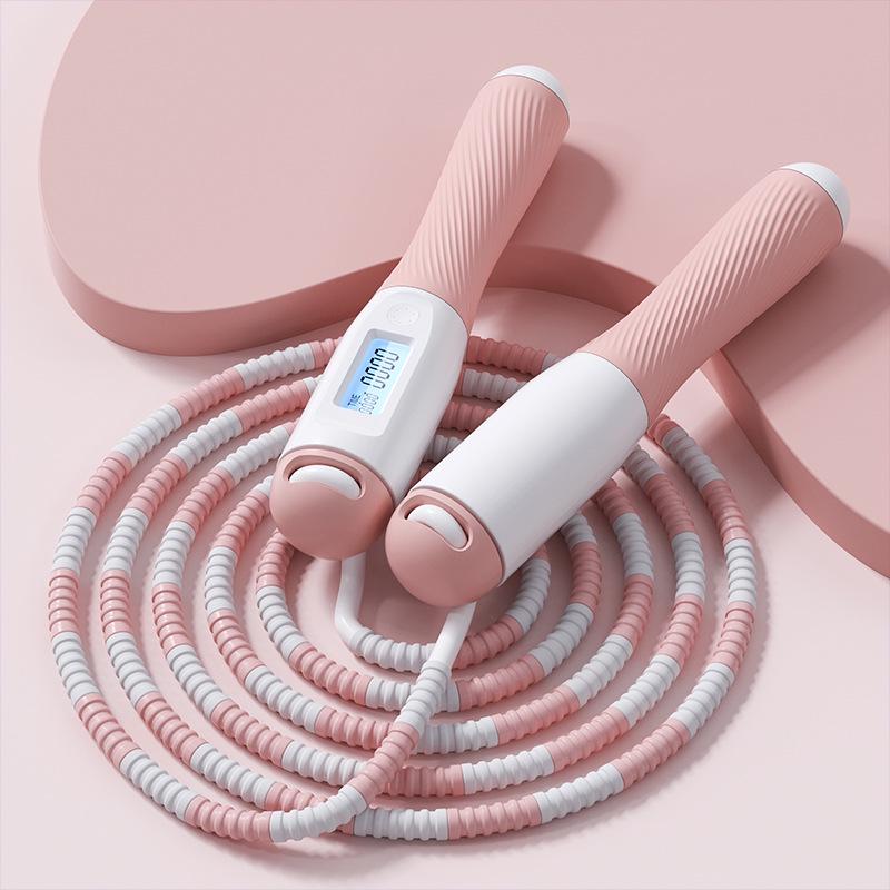 Adjustable Bamboo Skipping Rope for Kids with Soft Beads – Ideal for Beginners and Primary Students