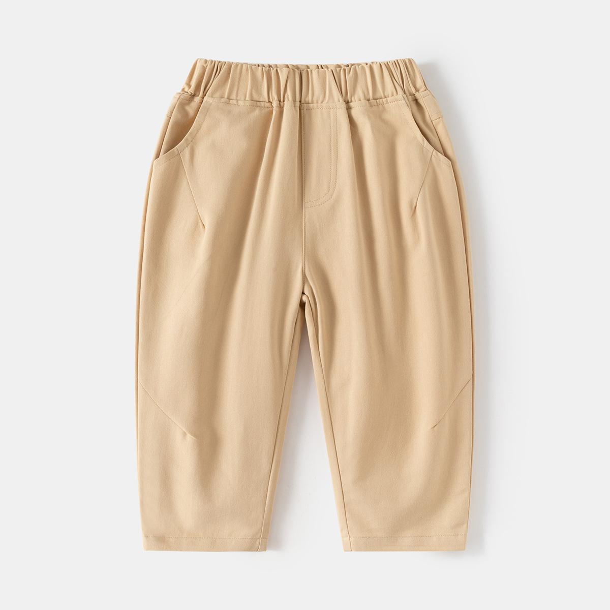 

Children s solid color trousers Korean version children s pants boys casual pants baby fashion pants 130cm