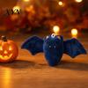 Pumpkin Cat Toy Halloween Theme Toy, Soft Ghost Bat Plush Cute Bite-resistant Stuffed Chew for Indoor Cats Boredom Relief Toys