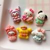 10 Pcs New Kawaii Cartoon Kitten, Rabbit, Puppy Nime Characters Resin Scrapbook Diy Jewelry Children Gift Hairpin Accessories A1