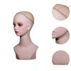 Female Mannequin Head with Makeup Stable Versatile Use Manikin Wig Stand for Necklace Glasses