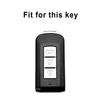 Silverkant Nyckellös Skydd TPU Bilnyckel fodral för Mitsubishi Outlander ASX LANCER Pajero Sport Eclipse Cross Skal Fob Hållare